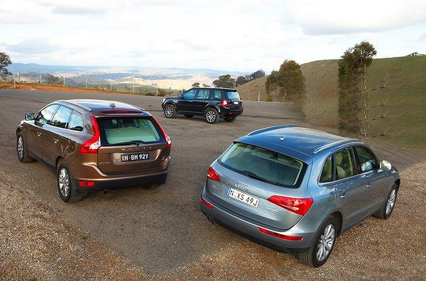 Land Rover Freelander 2 versus Volvo XC60 versus Audi Q5