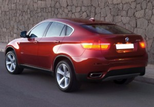 BMW X6 Rear Angle