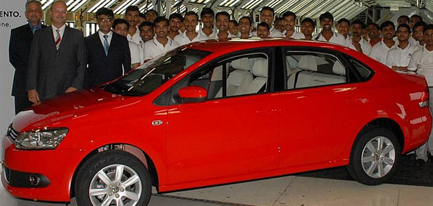 Volkswagen Vento at Pune Plant in India