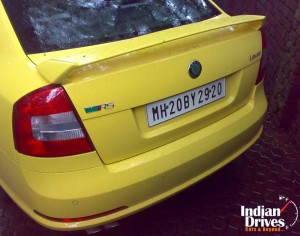 Skoda Laura back view Skoda Laura back view