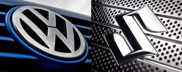 Auto giants Suzuki and Volkswagen in a slight tussle