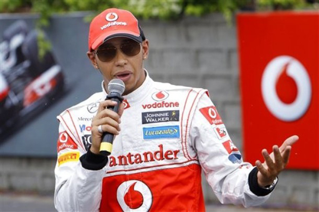 McLaren Lewis Hamilton in Bangalore