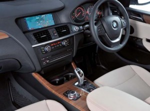 BMW X3 interior