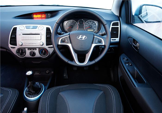 Hyundai i20 in India interior