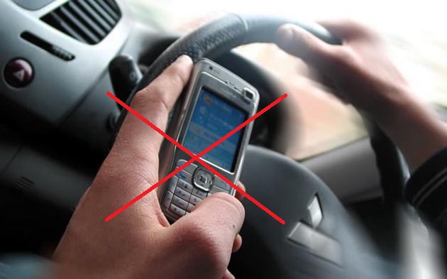 Do not get distracted while driving