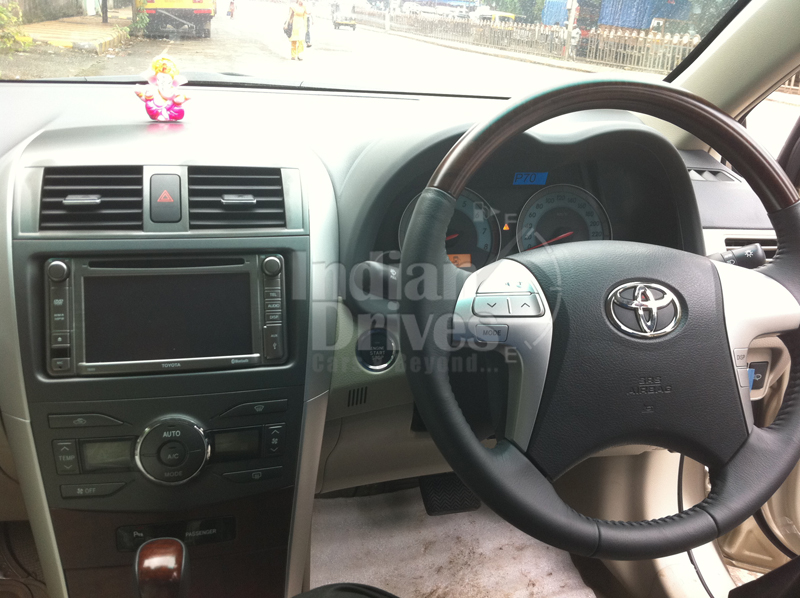 Toyota Corolla Altis interior