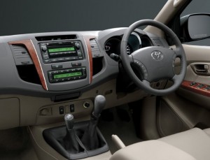Toyota Fortuner interior