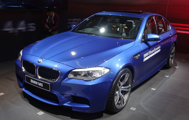 BMW M5  launched at the 2012 Delhi Auto Expo - offered at pricing of Rs. 95.9 Lakh