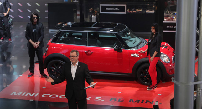 BMW Mini brand at 2012 Delhi Auto Expo