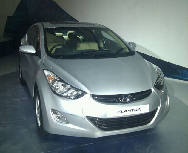 Exclusive pictures of the Hyundai Veloster Coupe and Elantra from the 2012 Delhi Auto Expo