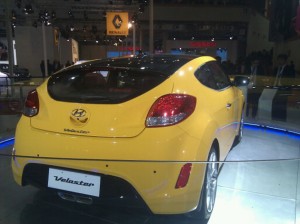 Hyundai Veloster in Auto Expo 2012