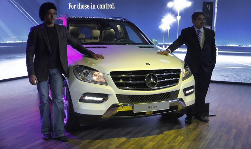 Mercedes-Benz M-Class and SLS AMG unveiled