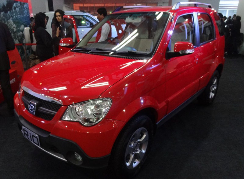 Premier unveils three variants of Rio at the 2012 Auto Expo