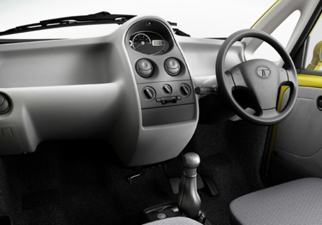 Tata Nano interior Tata Nano interior