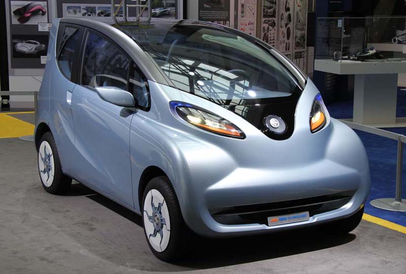 Tata eMO EV concept car in Detroit Auto Show