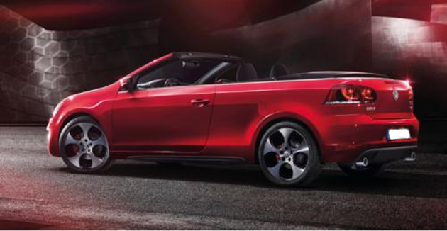 2012 VW Golf GTI Cabriolet uncovered