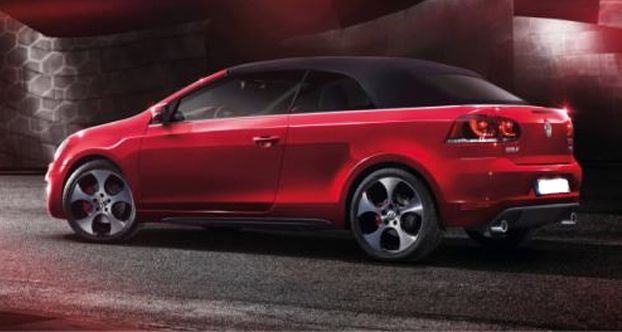 2012 VW Golf GTI Cabriolet uncovered