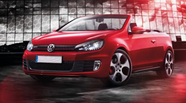2012 VW Golf GTI Cabriolet uncovered