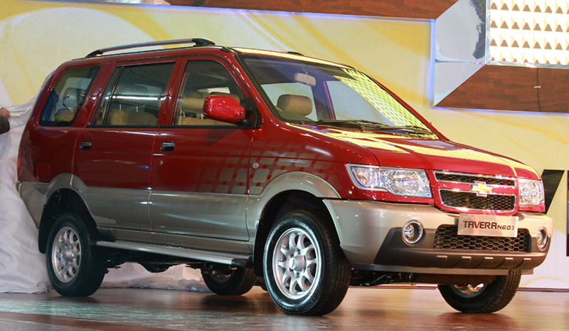 2012 Chevrolet Tavera Neo priced at Rs.6.72 lakh