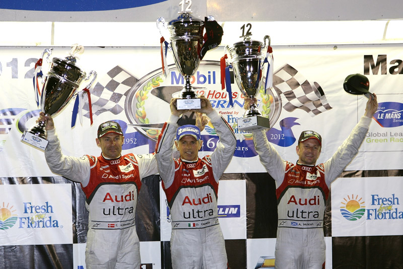 Dindo Capello, Tom Kristensen and Allan McNish