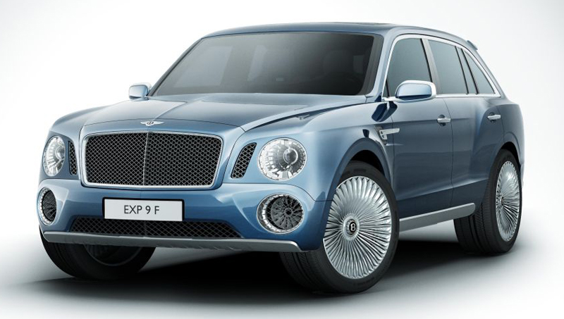 Bentley’s new concept SUV EXP 9 F presented at the Geneva International Salon d’Auto
