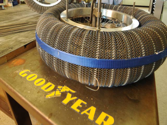 Goodyear develops 'Spring Tyres' for space missions Goodyear develops 'Spring Tyres' for space missions