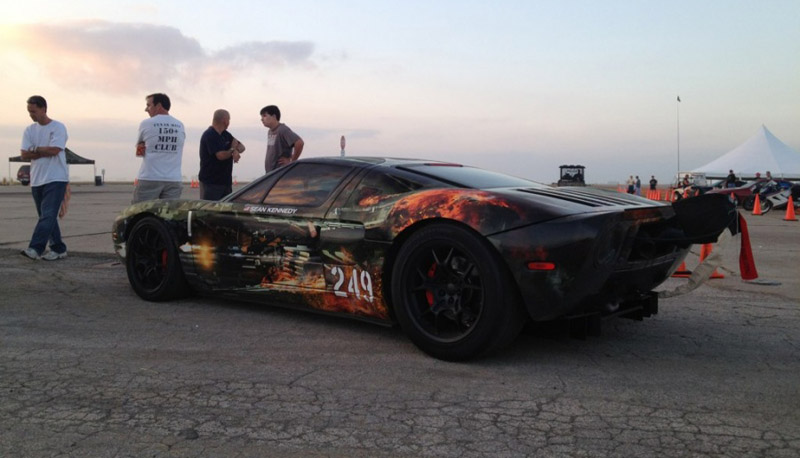 Hennessey Ford GT sets standing mile world record at 257.7 mph