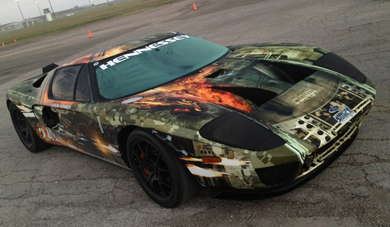 Hennessey Ford GT sets standing mile world record at 257.7 mph Hennessey Ford GT sets standing mile world record at 257.7 mph