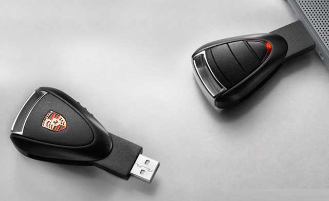 Porsche Vehicle Key Inspired Memory Stick