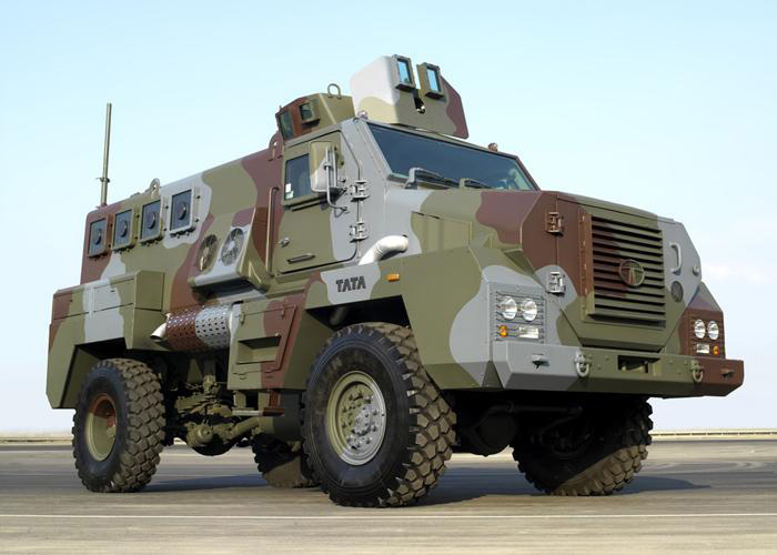 TATA Motors showcases new range of military vehicles at the Defexpo 2012