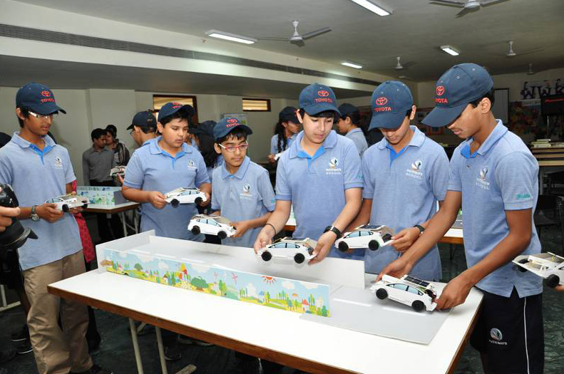 Hybrid Craft Campaign of Toyota Kirloskar Motor Pvt. Ltd goes to school