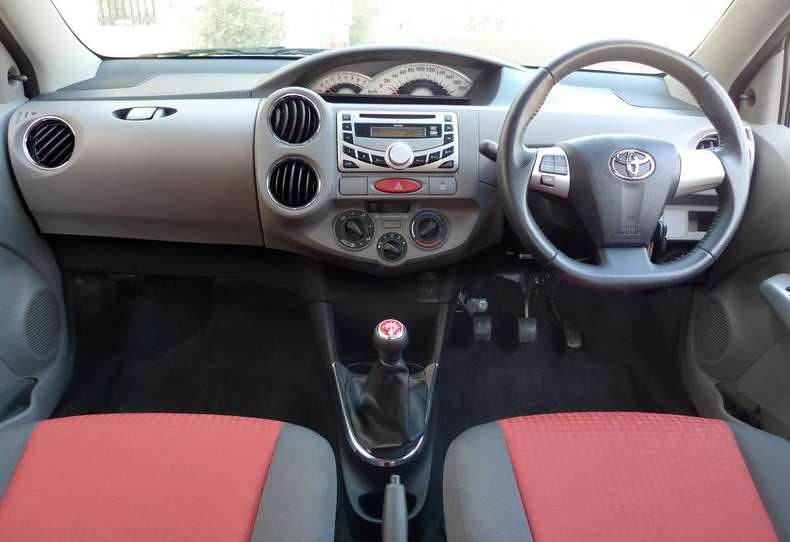 Toyota Etios interior