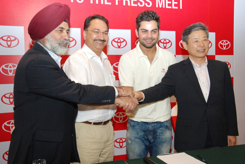 Toyota ropes Virat Kohli for endorsement