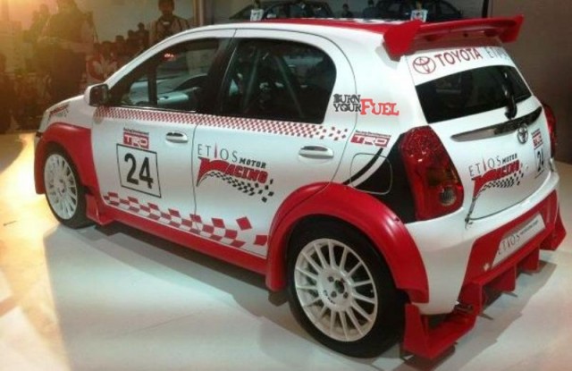 Waku Doki at the Nippon Toyota in Cochin to popularize the ETIOS Motor Racing
