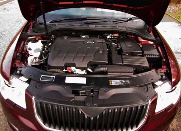 Skoda Superb engine
