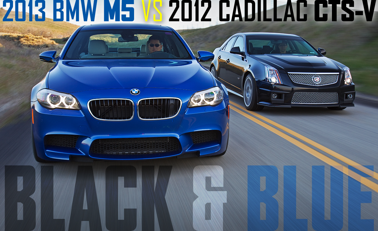Cadillac CTS-S and BMW M5 - Who Wins the Race?