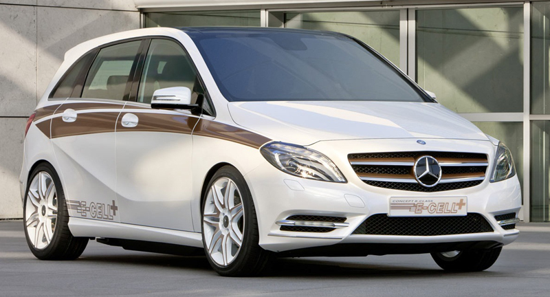 Mercedes Benz included in the Zero emission vehicles with the Benz B class Electrical by 2014