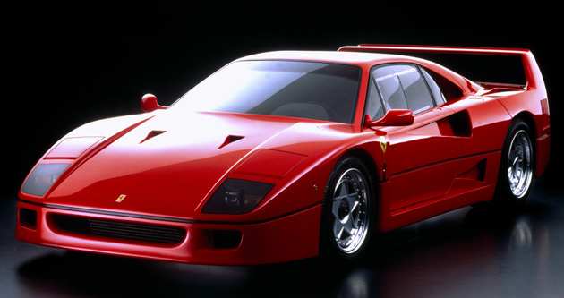 First high-speed production road car, Ferrari F40 turns 25