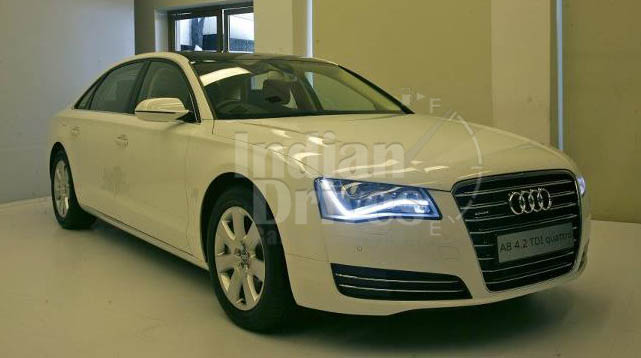 Audi A8 4.2 TDI launched at Rs 1.075 crore Audi A8 4.2 TDI launched at Rs 1.075 crore
