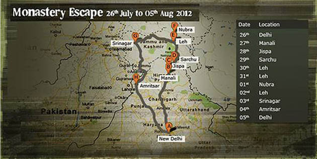 Mahindra & Mahindra finishes Monastery Escape 2012