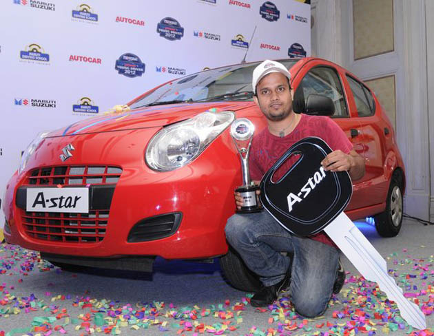 Maruti Suzuki Auto Car Young Driver Contest Kolkata gets two in the top three with Sudeep as the winner