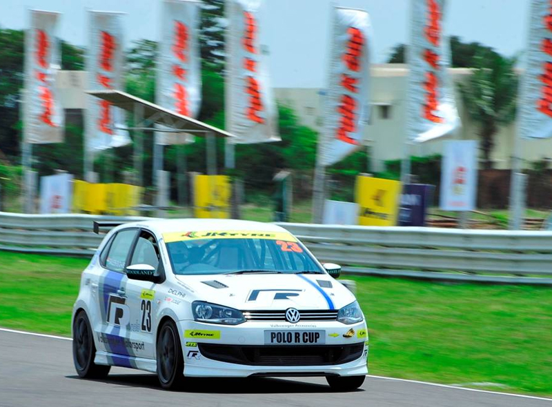 Volkswagen Polo R Cup 2012 Ameya bags the Race One of Round Three 