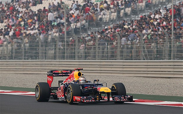 Formula One Sebastian Vettel wins Indian Grand Prix title again