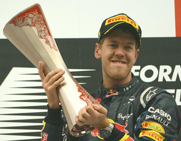 Formula One Sebastian Vettel wins Indian Grand Prix title again