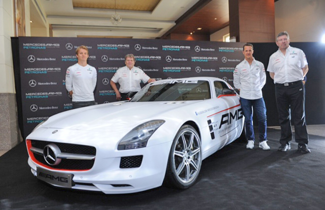 Mercedes AMG Petronas Declares the F1 Indian Grand Prix Team