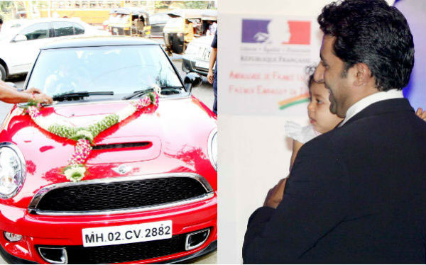Abhishek Bachchan gifts Mini Cooper S to Aaradhya on her First B'day