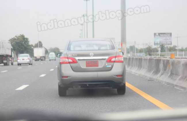 Nissan Sylphy Sunny Captured Testing In Thailand