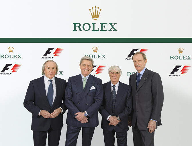 Rolex Inks Global Partnership with F1