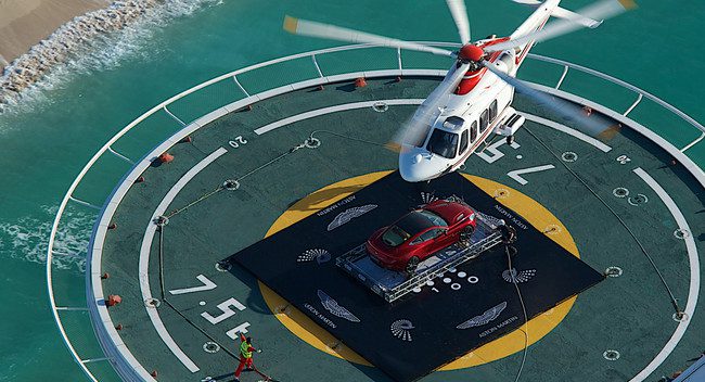 Aston Martin celebrates the 100th Birthday in James Bond Style