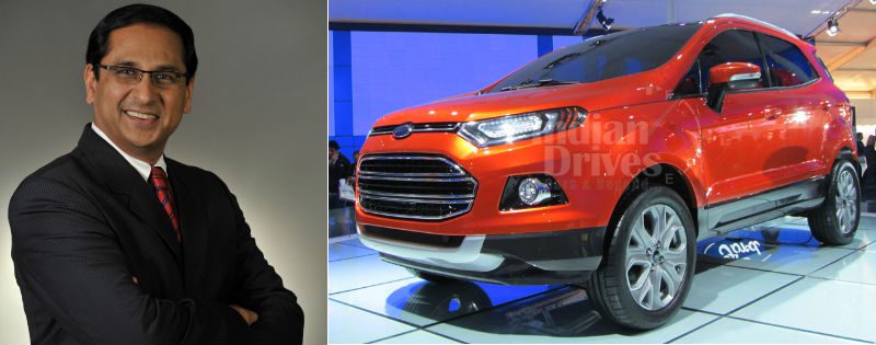 Vinay Piparsania and Ford EcoSport Vinay Piparsania and Ford EcoSport